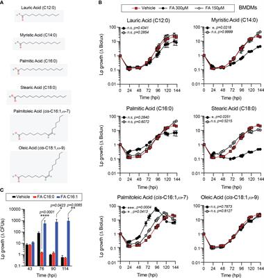 The intracellular growth of the vacuolar pathogen Legionella pneumophila is dependent on the acyl chain composition of host membranes